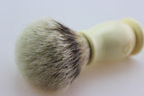 Silvertip badger(bleached tip) hair knot 20mm