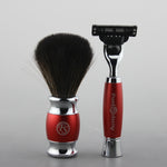 Gift Set with Synthetic Brush and Mach 3 Razor