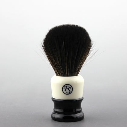 Synthetic fiber hair shaving brush