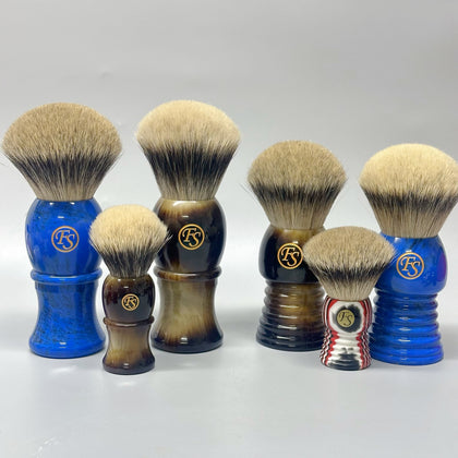 Huge size shaving brush collection
