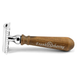 Ebony-Look handle safety razor