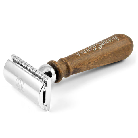 Ebony-Look handle safety razor