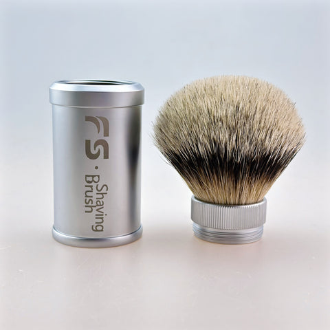 Manchurian Silvertip Travel brush