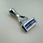 Mini Chrome Fusion Travel Razor & Leather Case