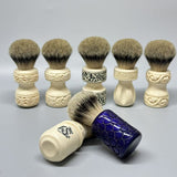 Selected Manchurian Silvertip badger hair knot size 26mm