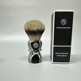 Selected Manchurian Silvertip badger hair knot size 26mm