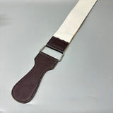 Leather & Canvas Hanging Strop with Flexible Cushioned handle(Minor defective)
