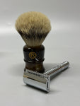 Silvertip badger hair knot 22mm set