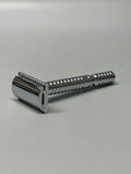 3D Laser Diamond Knurled Handle DE Safety Razor 98A,Aluminium Alloy