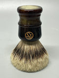 Silvertip badger hair knot 22mm set