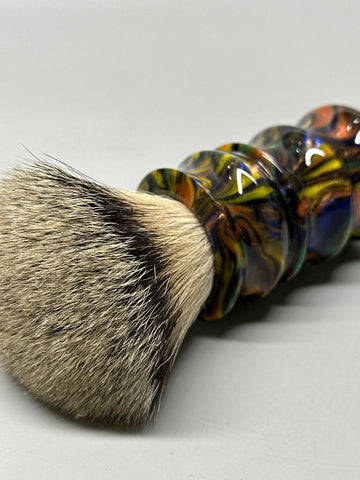 Selected Manchurian Silvertip badger (Fan shape)