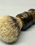 Silvertip badger hair knot 22mm set