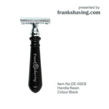 Black Modern handle safety razor