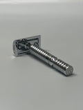 3D Laser Diamond Knurled Handle DE Safety Razor 98A,Aluminium Alloy