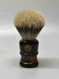Silvertip badger hair knot 22mm set