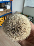 Silvertip badger hair(bleached tip) knot 20mm