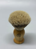 Silvertip badger hair(bleached tip) knot 20mm