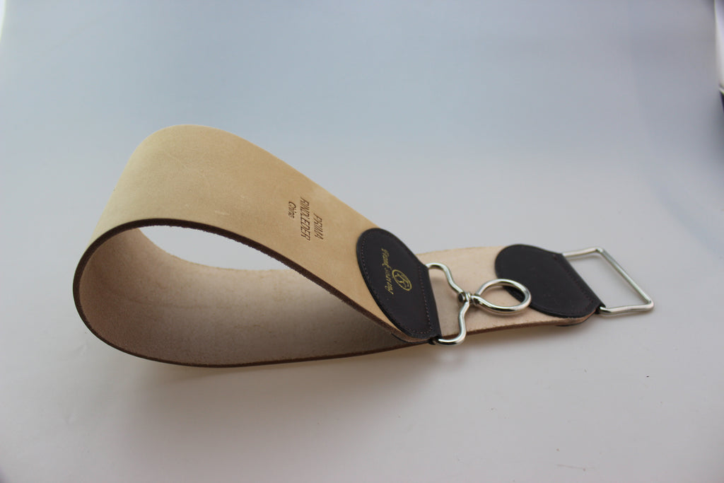 Extra Wide Leather Hanging Shaving strop #7 – Frank Shaving