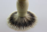Silvertip badger(bleached tip) hair knot 20mm