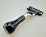 Mini Black Travel Mach3 Razor & Leather Case