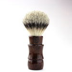 Manchurian Silvertip badger & Wood handle