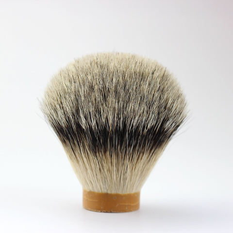 Manchurian Silvertip badger knot size 24mm, Bulb Shape