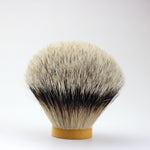 Manchurian Silvertip badger knot size 30MM, Bulb Shape