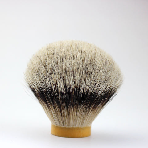 Manchurian Silvertip badger knot size 30MM, Bulb Shape