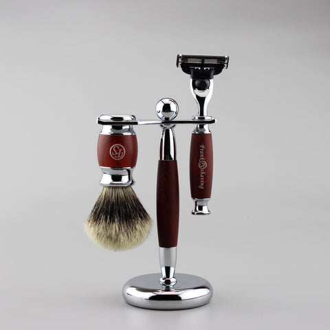 ROSEWOOD MODENA FINEST BADGER SHAVING SET