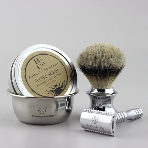 “The Chrome Wet-Shave Collection”