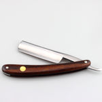 Gold Dollar SW61 French Point Straight Razor 6/8",African Acid Wood Handle