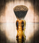 Brown Badger brush knot size 24mm