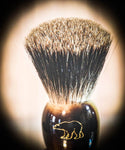 Brown Badger brush knot size 24mm