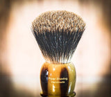 Brown Badger brush knot size 24mm
