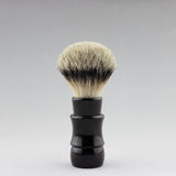 Manchurian Silvertip badger & Wood handle