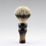 Manchurian Silvertip badger & horn handle