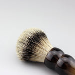 Manchurian Silvertip badger & horn handle