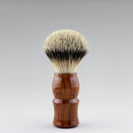 Manchurian Silvertip badger & Wood handle