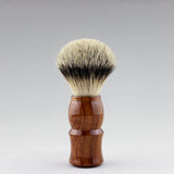 Manchurian Silvertip badger & Wood handle