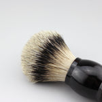 Manchurian Silvertip badger & Wood handle