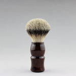 Manchurian Silvertip badger & Wood handle