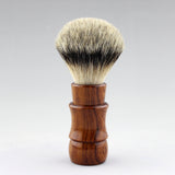 Manchurian Silvertip badger & Wood handle