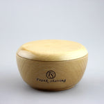 LARGE BEECHWOOD BARBER BOWL