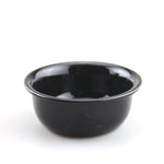 BLACK PORCELAIN SHAVING BOWL