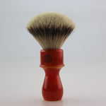 Silvertip badger hair, FAN shape, knot size 26mm