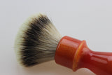 Silvertip badger hair, FAN shape, knot size 26mm