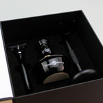 ELEGANT BLACK STARTER PURE BADGER SHAVING GIFT SET
