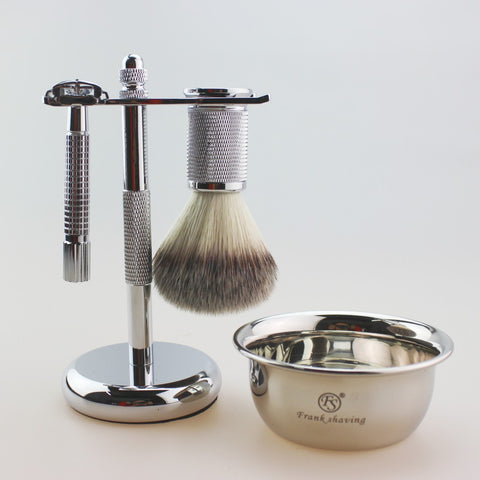 4-Piece Synthetic hair Shaving Kit
