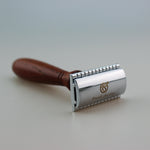 ELEGANT ROSEWOOD SHAVING SET