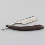 Gold Dollar W60 French Point Straight Razor 6/8", Ebony Wood Handle